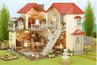 Sylvanian Families, miejski domek z oświetleniem, zestaw prezentowy z figurkami i mebelkami, 2747