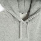 Szara bluza unisex oversize z kapturem NOWEAR