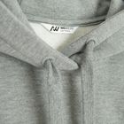 Szara bluza z kapturem o kroju oversize NOWEAR