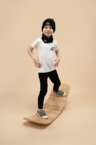 T-shirt chłopięcy, ecru, Pinokio