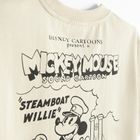 T-shirt oversize z nadrukiem Myszka Miki NOWEAR