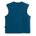 T-shirt z bawełny czesanej bez rękawów NOWEAR