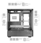 Tacens, Mars, obudowa komputerowa, MC-LCDPRO, 7.2", IPS LCD ATX
