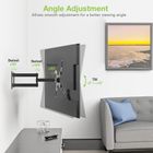Techly, uchwyt ścienny, LCD/LED, 23-55", podwójne ramię, 45 kg, czarny