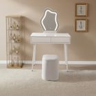 Toaletka kosmetyczna w stylu francuskim, blat 100 cm, biały