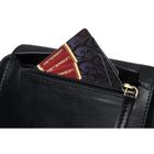 Torba listonoszka, czarna, skórzana, Peterson