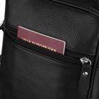 Torba listonoszka, czarna, skórzana, Rovicky