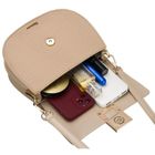 Torebka listonoszka, beżowa, Peterson