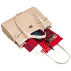 Torebka listonoszka, beżowa, Peterson