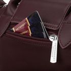 Torebka listonoszka, bordowa, Peterson