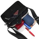 Torebka listonoszka, czarna, Peterson