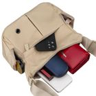 Torebka listonoszka, ecru, Peterson