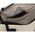 Torebka shopper, beżowo-czarna, Rovicky