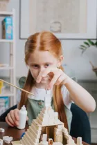 Trefl, Buduj z cegły, Piramida, zestaw kreatywny, 260 elementów