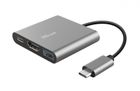 Trust, Dalyx, adapter, USB-C, 3w1