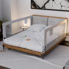 Tulano, Cover 30, barierka ochronna na łóżko, white-grey, 200 cm