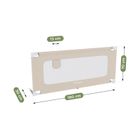 Tulano, Cover 46, barierka ochronna do łóżka, beige, 160 cm