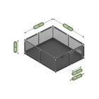 Tulano, Cozy 25, kojec dziecięcy, graphite, 150 cm