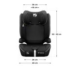 Tulano, Zooma 25, fotelik samochodowy, black, 76-150 cm