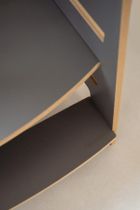 tupti.wood, Kitchen Helper, Double Safe, pomocnik kuchenny dla rodzeństwa, szary