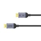 Unitek, kabel DisplayPort 2.1, czarny, 8K, 120 Hz, 1.5 m