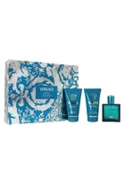 Versace, Eros Pour Homme, zestaw: woda toaletowa, 50 ml + żel pod prysznic, 50 ml + balsam po goleniu, 50 ml