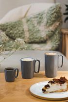 Vialli Design, dwa kubki ceramiczne z uszkiem, 250 ml, Fuori szare