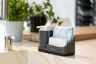 Vialli Design, Livio Duo, organizer kuchenny z dozownikiem na płyn, szary