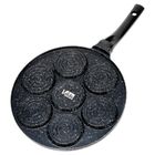 Vilde, Basic Line, patelnia do jajek, granitowa, 7 otworów, 26 cm