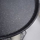 Vilde, Black&Wood, patelnia do naleśników granitowa, 24 cm