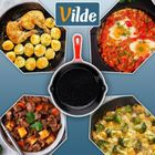 Vilde, Cast Enamel, patelnia żeliwna emaliowana z silikonową nakładką, 20 cm