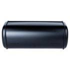 Vilde, chlebak stalowy, czarny, 43-27,5-18,5 cm