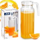 Vilde, dzbanek szklany z pokrywką wąski do lodówki, 1 l