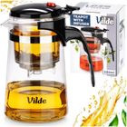 Vilde, dzbanek z zaparzaczem spustowym do herbaty, szklany, 680 ml