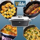 Vilde, Granitica, brytfanna granitowa z pokrywką, 5,4l, 39-22-17,5 cm