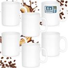 Vilde, kubki szklane, białe, 300 ml, 6 szt.