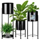 Vilde, kwietnik metalowy, czarny, 3 szt.