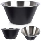 Vilde, miska kuchenna, stalowa, czarna 22 cm, 2l