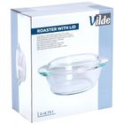 Vilde, naczynie żaroodporne z pokrywką, szklane, 2 l+750 ml