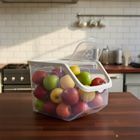 Vilde, pojemnik na warzywa i owoce, z pokrywką, przezroczysty, 12 l