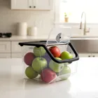 Vilde, pojemnik na warzywa i owoce, z pokrywką, przezroczysty, 12 l