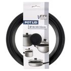 Vilde, pokrywka szklana silikonowa, uniwersalna, 18/20/22 cm