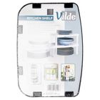 Vilde, półka kuchenna, czarna, 31-22-14,5/11,5 cm