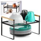 Vilde, półka kuchenna, metalowa, czarna, 33-21-19,5 cm