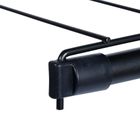 Vilde, suszarka na pranie metalowa, składana, czarna, 91-84 cm