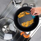 Vilde, Terruna Aroma, garnek ze szklaną pokrywką, granitowy, 28 cm, 5,8l