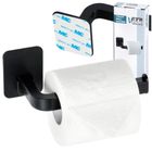 Vilde, uchwyt na papier toaletowy, czarny, 16,5 cm