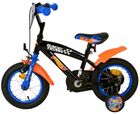 Volare, Hot Wheels, rower, czarno-niebieski, 12"