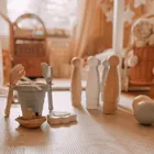 Wader, Biszkoptowa Chmurka, Zamek, zestaw do piasku, 6 elementów