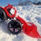 Wader, Maximus, spychacz, czerwony, 68 cm